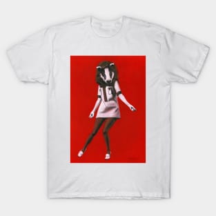 Badger 1960s Mod Girl T-Shirt